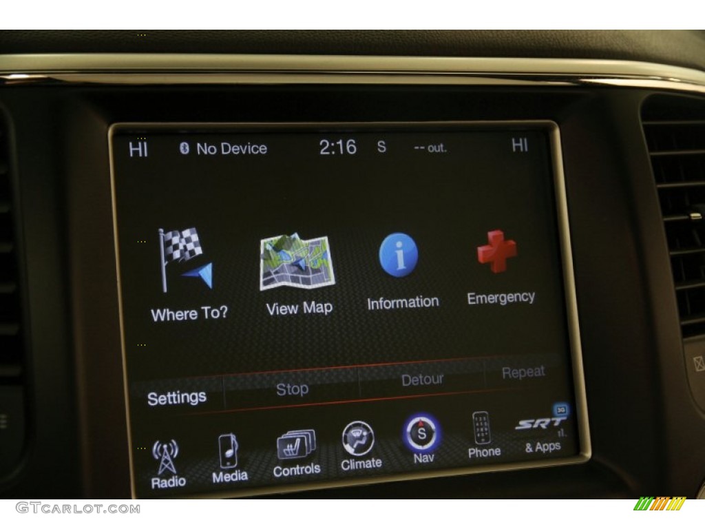 2015 Jeep Grand Cherokee SRT 4x4 Controls Photo #100943576