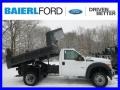Oxford White 2015 Ford F550 Super Duty XL Regular Cab 4x4 Dump Truck