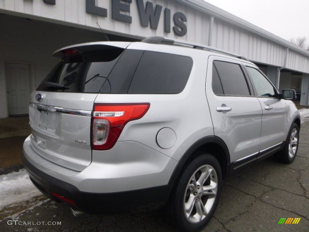 2014 Explorer Limited 4WD - Ingot Silver / Charcoal Black photo #8