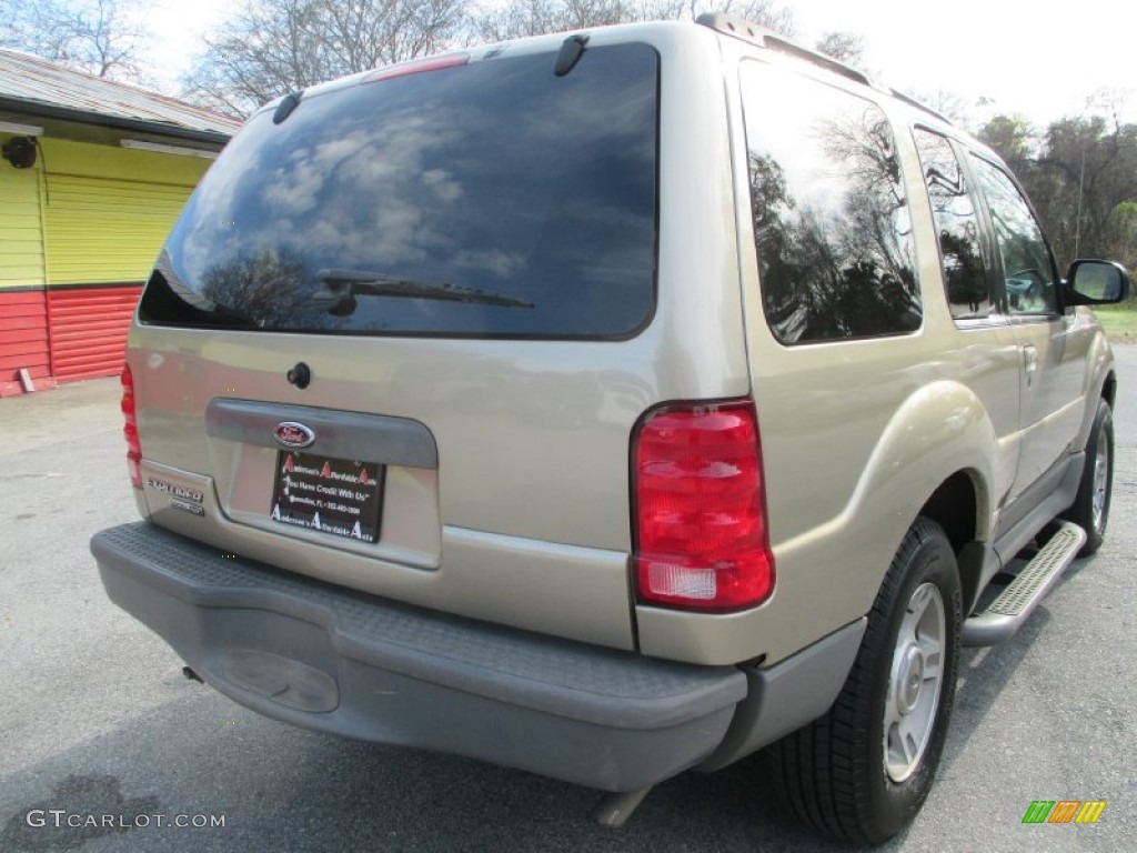 2003 Explorer Sport XLT - Harvest Gold Metallic / Medium Parchment Beige photo #3