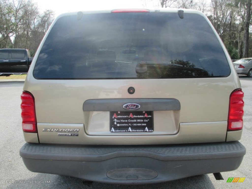 2003 Explorer Sport XLT - Harvest Gold Metallic / Medium Parchment Beige photo #4