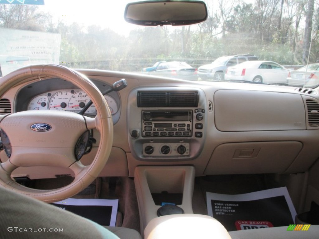 2003 Explorer Sport XLT - Harvest Gold Metallic / Medium Parchment Beige photo #11