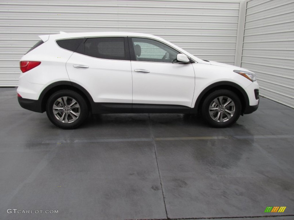 2014 Santa Fe Sport FWD - Frost White Pearl / Gray photo #8