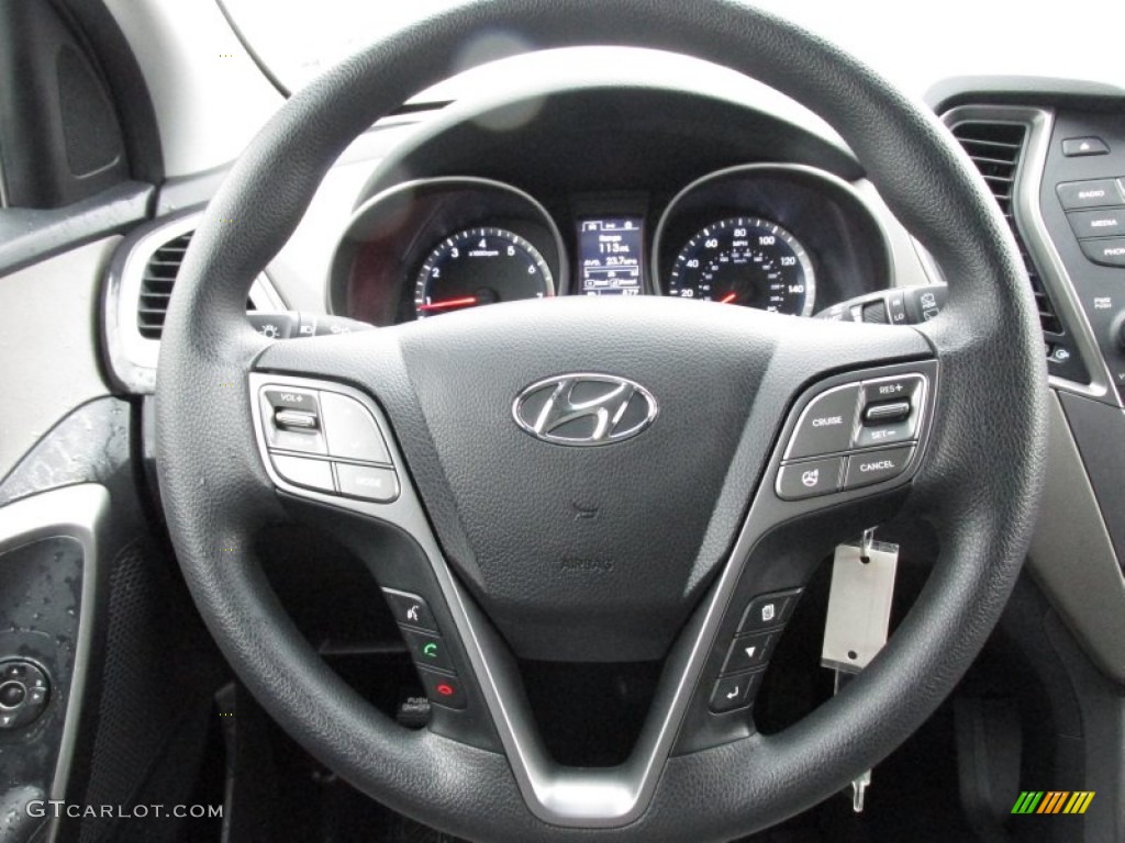 2014 Santa Fe Sport FWD - Frost White Pearl / Gray photo #40