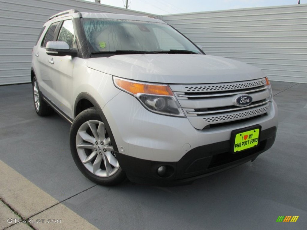 2015 Explorer Limited - Ingot Silver / Charcoal Black photo #2
