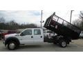 Oxford White 2015 Ford F450 Super Duty XL Crew Cab Dump Truck 4x4 Exterior