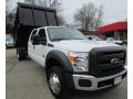 Oxford White - F450 Super Duty XL Crew Cab Dump Truck 4x4 Photo No. 5