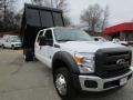 Oxford White - F450 Super Duty XL Crew Cab Dump Truck 4x4 Photo No. 56