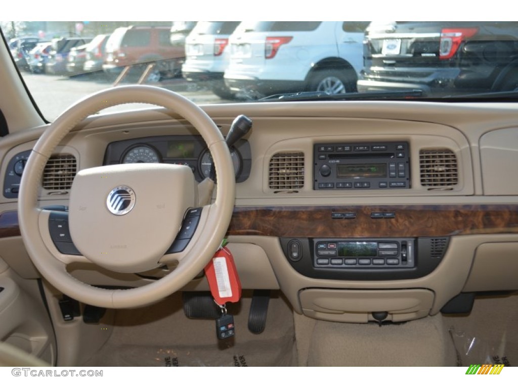 2008 Grand Marquis LS - Dark Toreador Red Metallic / Light Camel photo #14