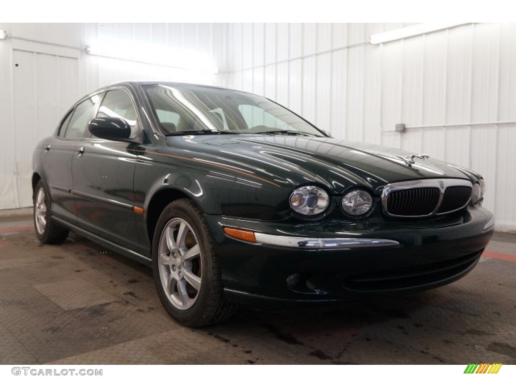 2004 X-Type 2.5 - British Racing Green / Barley photo #5