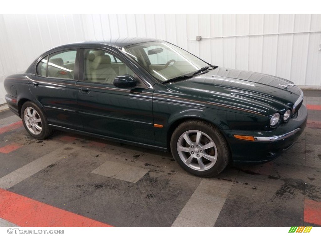 2004 X-Type 2.5 - British Racing Green / Barley photo #6