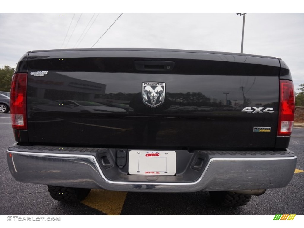 2010 Ram 1500 ST Quad Cab 4x4 - Brilliant Black Crystal Pearl / Dark Slate/Medium Graystone photo #6