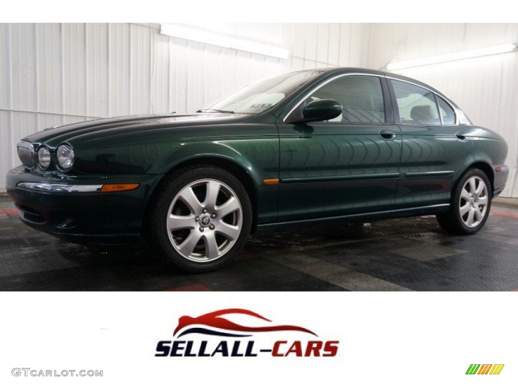 2005 X-Type 3.0 - Jaguar Racing Green Metallic / Champagne photo #1