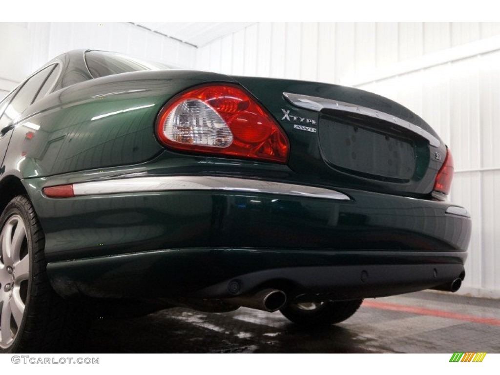 2005 X-Type 3.0 - Jaguar Racing Green Metallic / Champagne photo #51