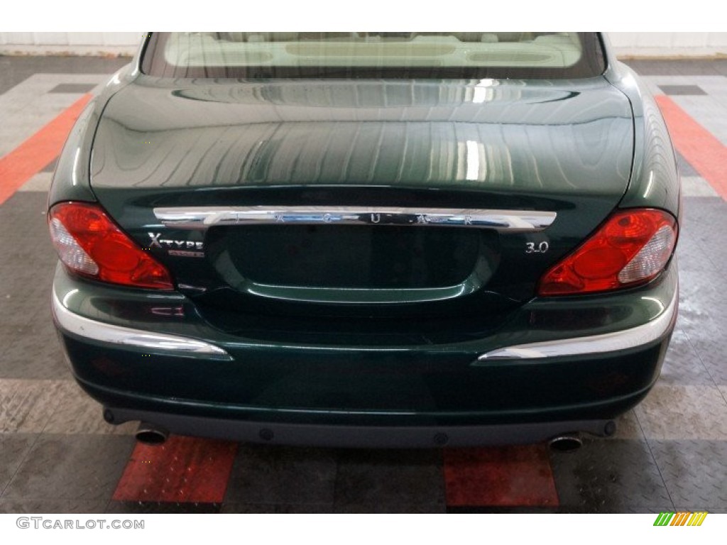 2005 X-Type 3.0 - Jaguar Racing Green Metallic / Champagne photo #53