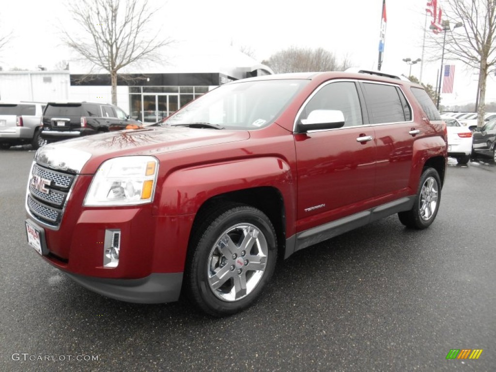 Merlot Jewel Metallic 2012 GMC Terrain SLT AWD Exterior Photo #100956413