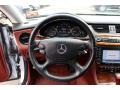 2006 Mercedes-Benz CLS Sunset Red Interior Steering Wheel Photo