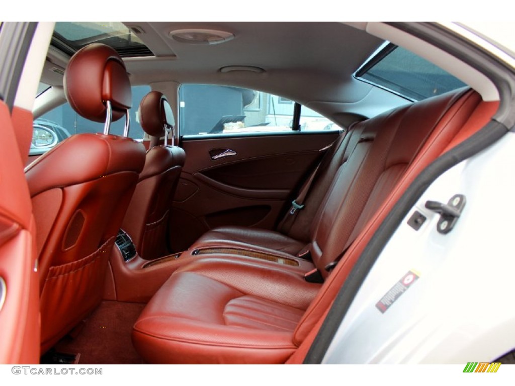 Sunset Red Interior 2006 Mercedes-Benz CLS 500 Photo #100956551