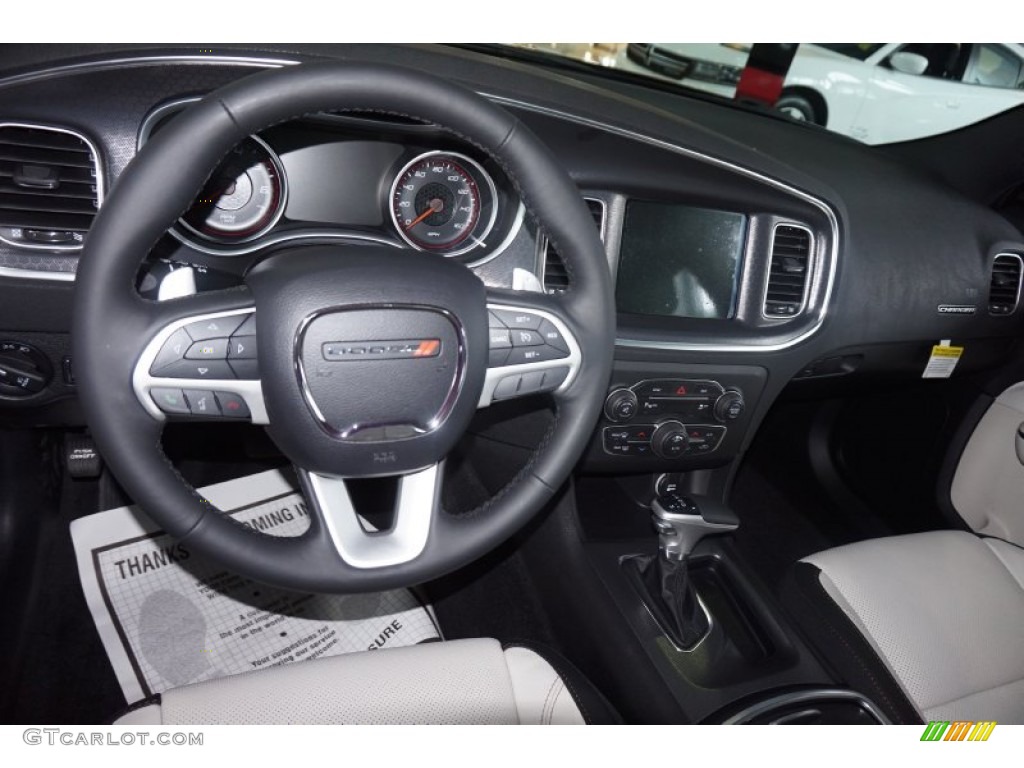 2015 Charger R/T - Jazz Blue Pearl / Black/Pearl photo #8