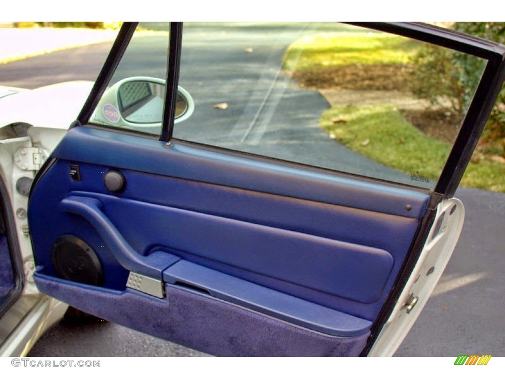 1995 Porsche 911 Carrera Coupe Midnight Blue Door Panel Photo #100957795