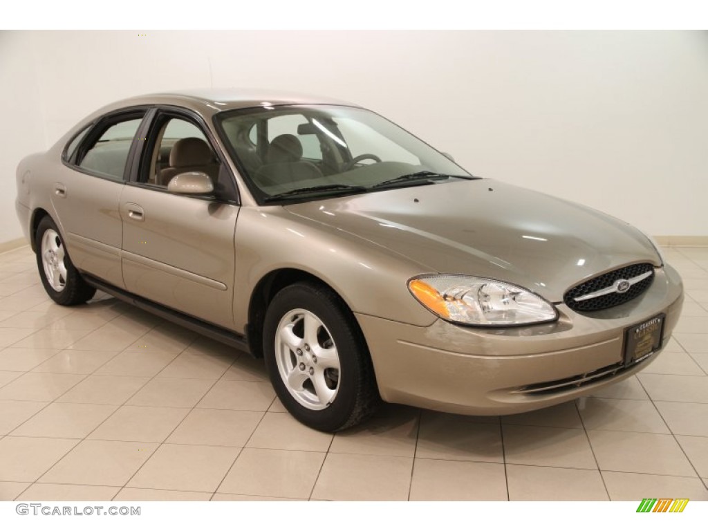 2003 Taurus SES - Arizona Beige Metallic / Medium Parchment photo #1