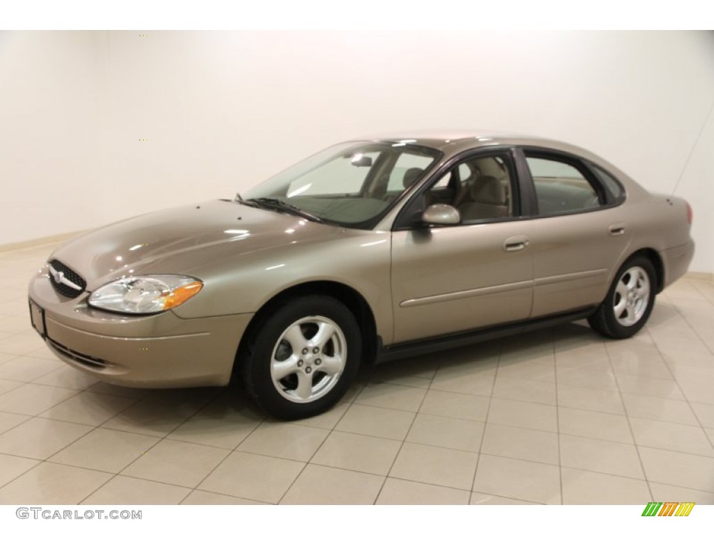2003 Taurus SES - Arizona Beige Metallic / Medium Parchment photo #3
