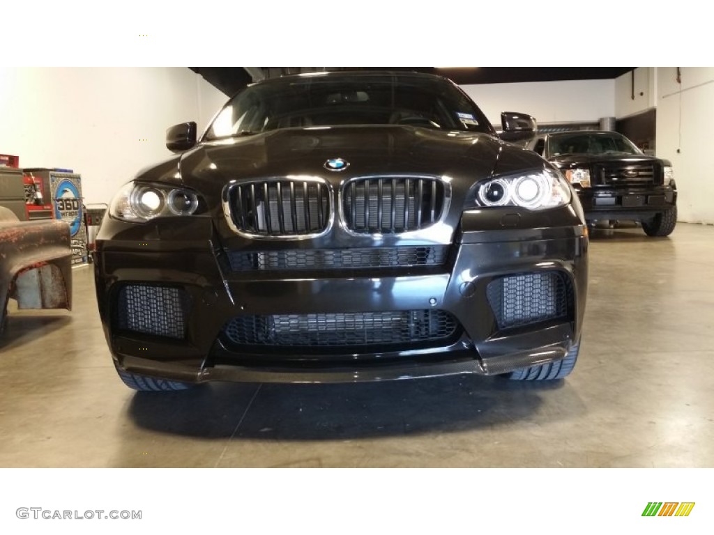 2013 X6 M M xDrive - Carbon Black Metallic / Black photo #2