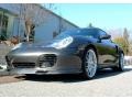2004 Slate Grey Metallic Porsche 911 Turbo Cabriolet  photo #7