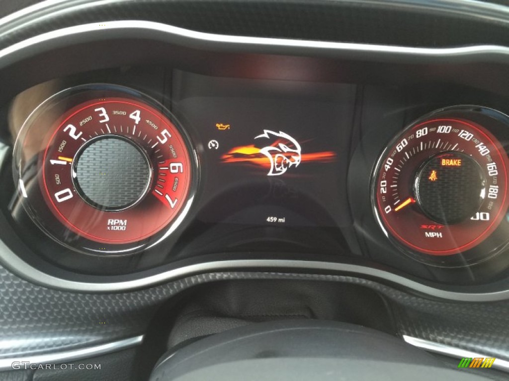 2015 Dodge Challenger SRT Hellcat Gauges Photo #100961185