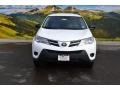 2015 Super White Toyota RAV4 LE AWD  photo #2