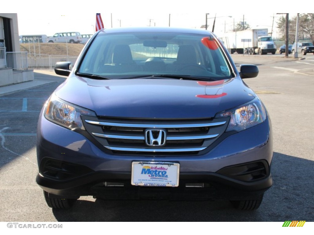 2013 CR-V LX AWD - Urban Titanium Metallic / Gray photo #2