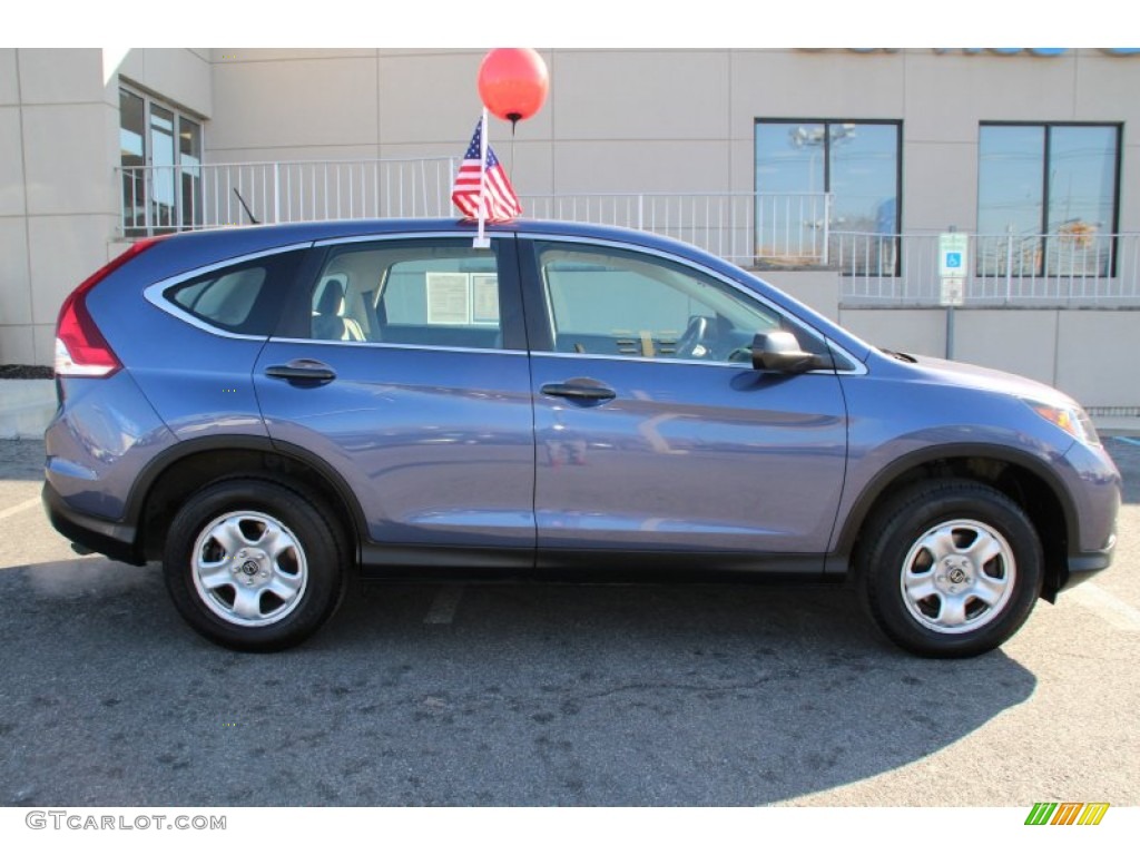 2013 CR-V LX AWD - Urban Titanium Metallic / Gray photo #4