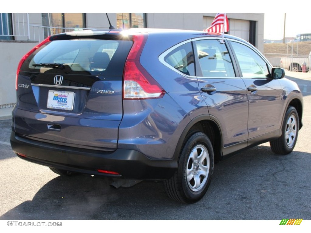 2013 CR-V LX AWD - Urban Titanium Metallic / Gray photo #5