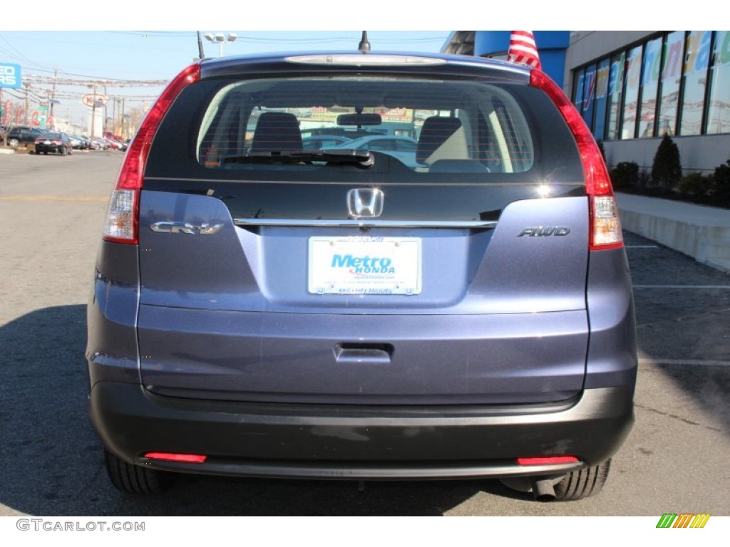 2013 CR-V LX AWD - Urban Titanium Metallic / Gray photo #6