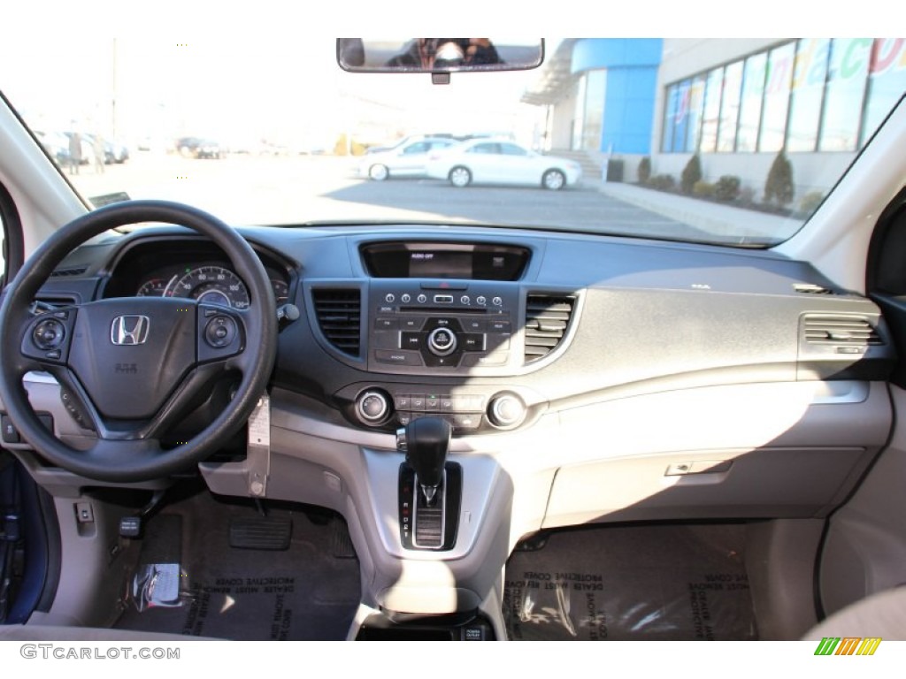 2013 CR-V LX AWD - Urban Titanium Metallic / Gray photo #13