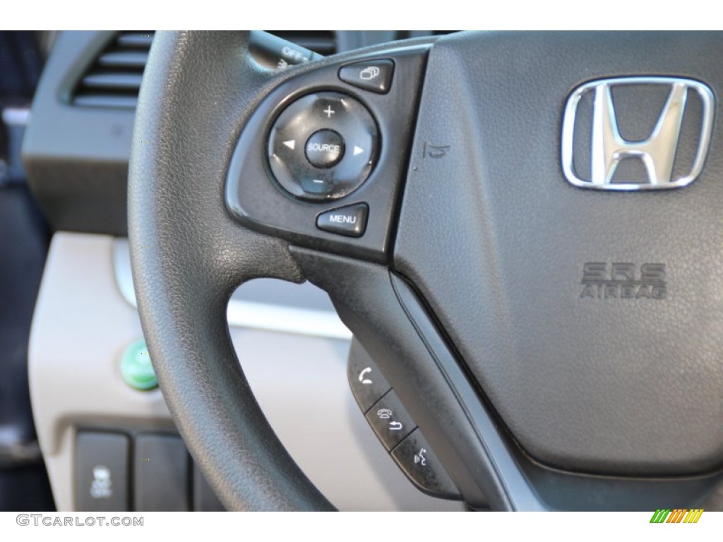 2013 CR-V LX AWD - Urban Titanium Metallic / Gray photo #17