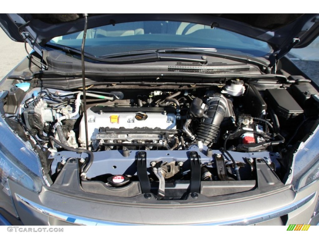 2013 CR-V LX AWD - Urban Titanium Metallic / Gray photo #28