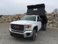 Summit White - Sierra 3500HD Work Truck Regular Cab 4x4 Dump Truck Photo No. 2