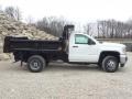 Summit White - Sierra 3500HD Work Truck Regular Cab 4x4 Dump Truck Photo No. 25