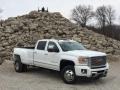 Summit White - Sierra 3500HD Denali Crew Cab 4x4 Photo No. 1