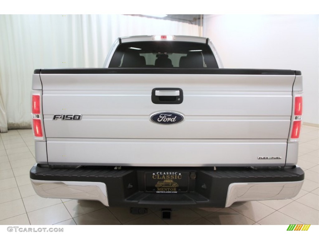 2011 F150 XLT SuperCab - Ingot Silver Metallic / Steel Gray photo #14