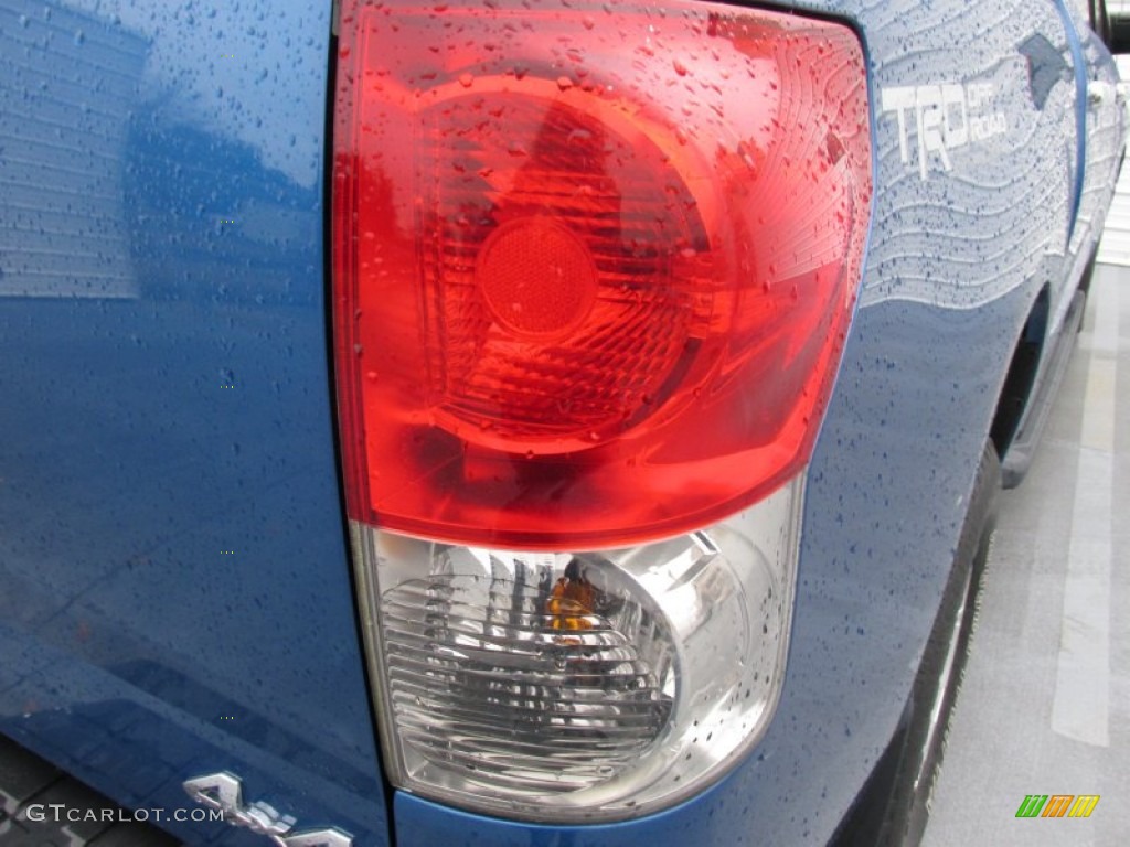 2007 Tundra Limited CrewMax 4x4 - Blue Streak Metallic / Graphite Gray photo #11