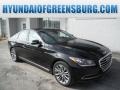 2015 Caspian Black Hyundai Genesis 3.8 Sedan  photo #1