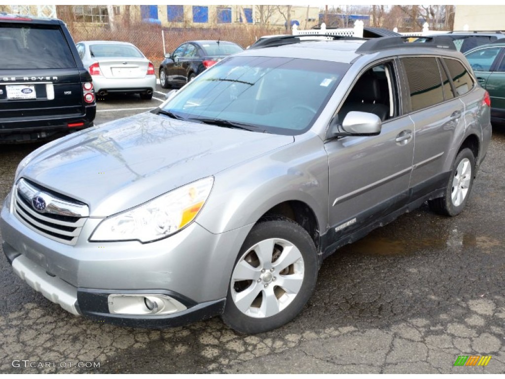 2011 Outback 2.5i Limited Wagon - Steel Silver Metallic / Off Black photo #3