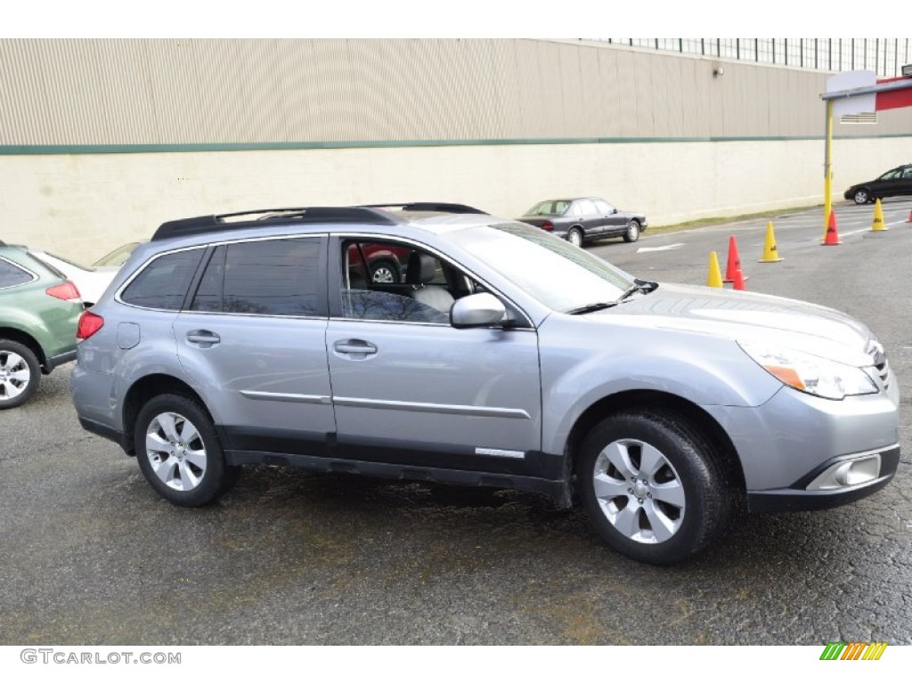 2011 Outback 2.5i Limited Wagon - Steel Silver Metallic / Off Black photo #4
