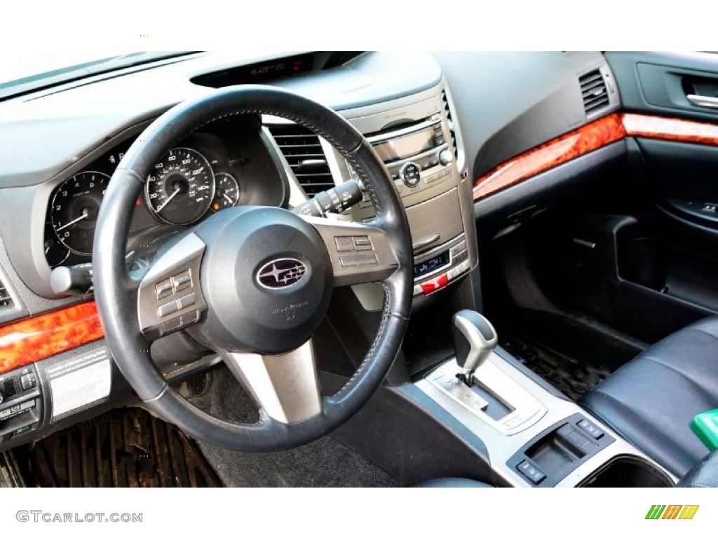 2011 Outback 2.5i Limited Wagon - Steel Silver Metallic / Off Black photo #5