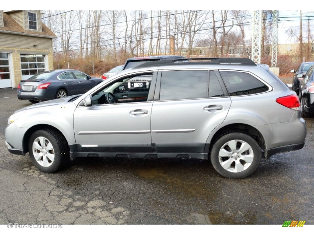 2011 Outback 2.5i Limited Wagon - Steel Silver Metallic / Off Black photo #11