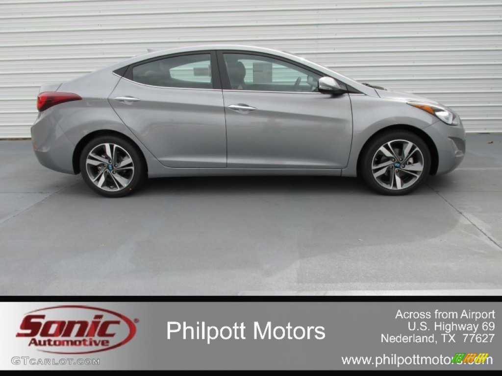 2015 Elantra Limited Sedan - Titanium Gray Metallic / Black photo #3