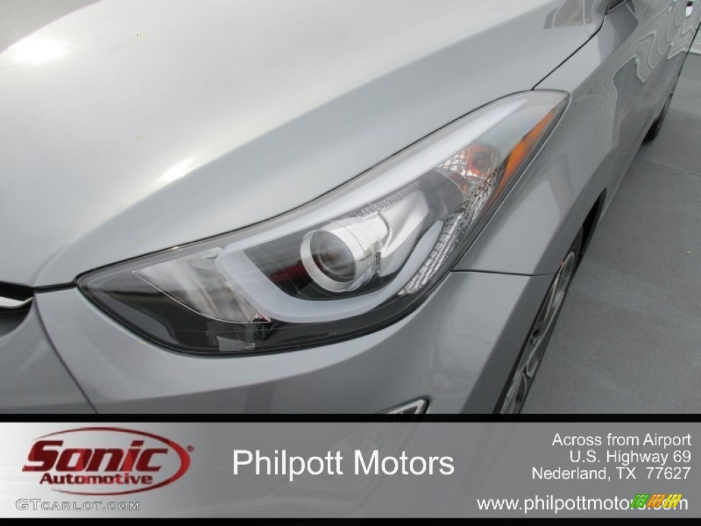 2015 Elantra Limited Sedan - Titanium Gray Metallic / Black photo #9
