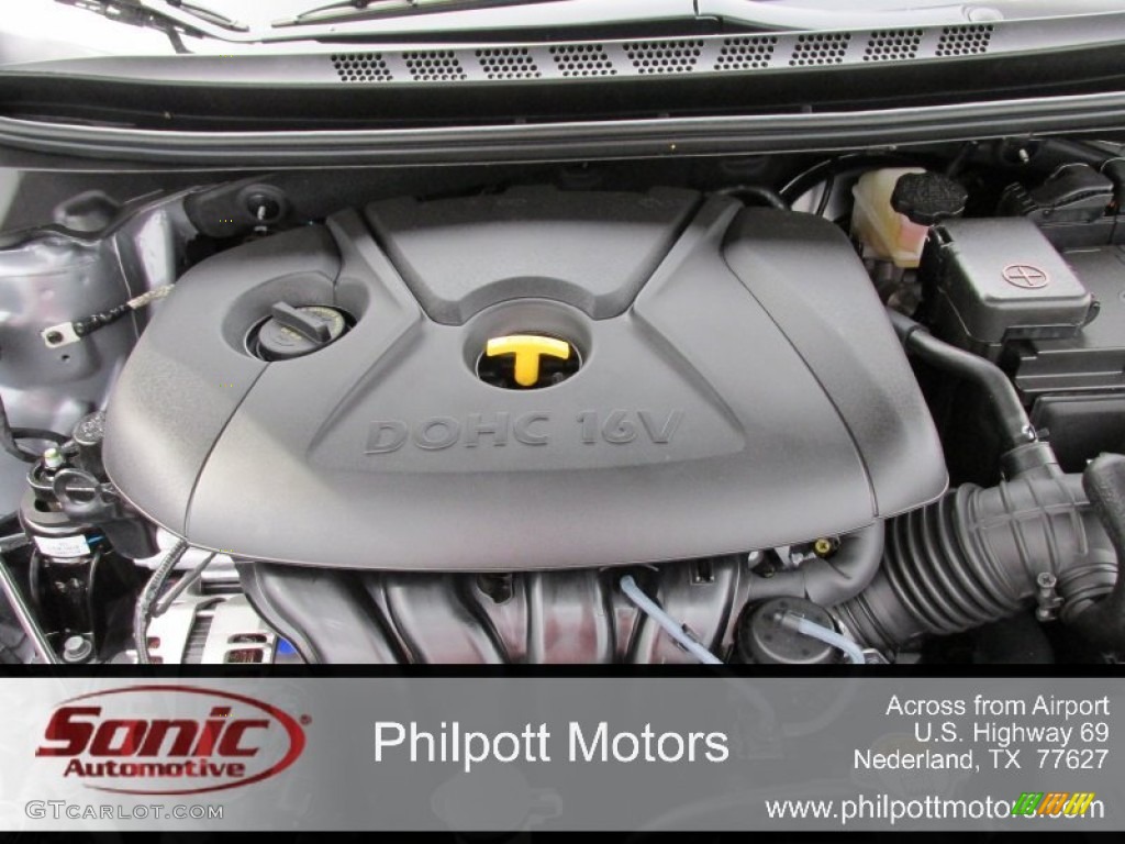 2015 Elantra Limited Sedan - Titanium Gray Metallic / Black photo #17